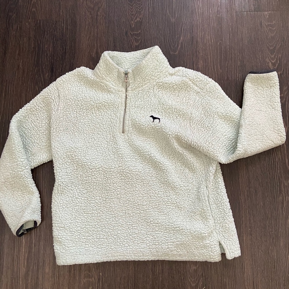 light blue PINK (victoria’s secret) sherpa